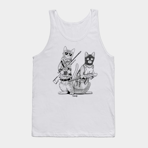 T-Cats Tank Top by EmptyIs